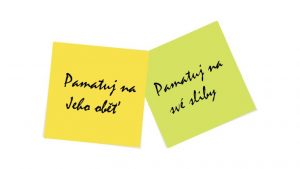Pamatuj na Jeho oběť. Pamatuj na své sliby