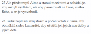 Mosias 23:27-28